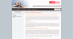 Desktop Screenshot of conficasamortgageinternational.com